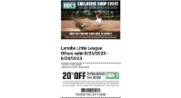 DICK'S SPORTING GOODS 20% OFF COUPON GOOD FROM 8/25 - 8/28 !
